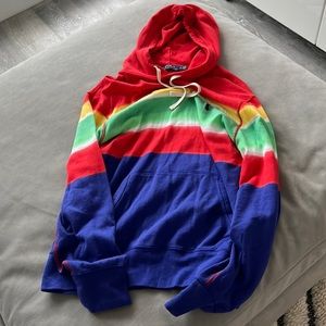 Polo Ralph Lauren colorful hoodie.